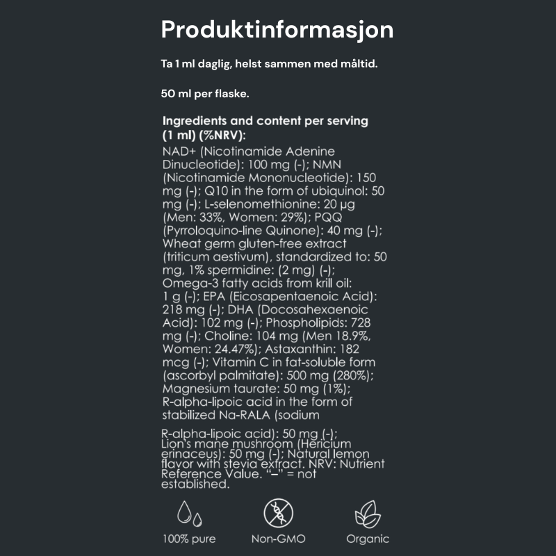 Mitokondrie Energi Dråper