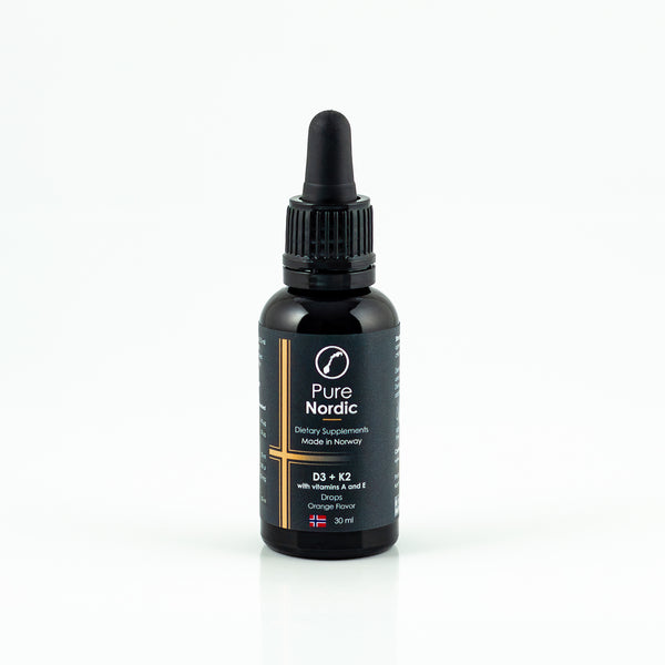 D3+K2 med vitamin A og E