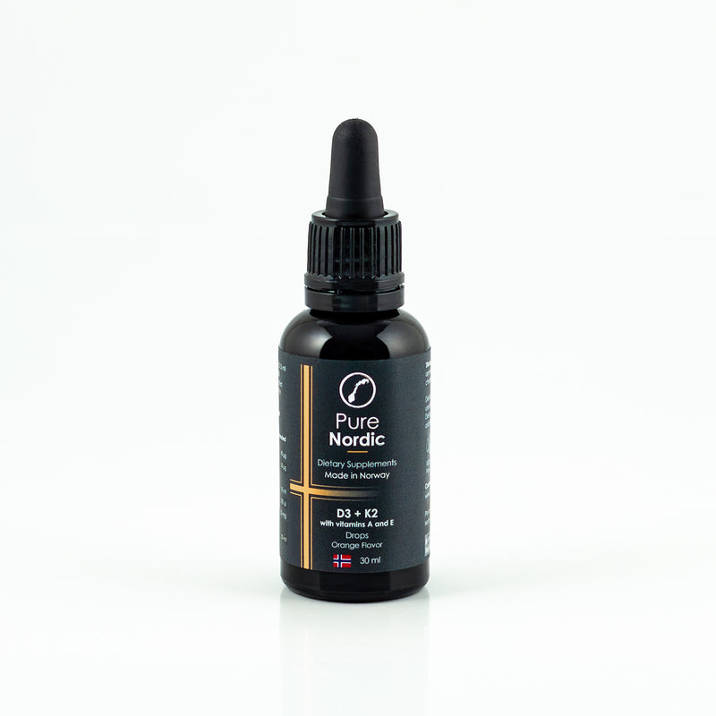D3+K2 med vitamin A og E